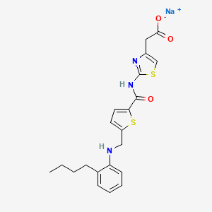 molecular formula C21H22N3NaO3S2 B2531014 SCD1 inhibitor-1 