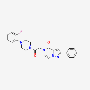 5-{2-[4-(2-fluorophenyl)piperazin-1-yl]-2-oxoethyl}-2-(4-methylphenyl)pyrazolo[1,5-a]pyrazin-4(5H)-one
