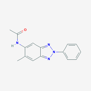 molecular formula C15H14N4O B253110 N-(6-methyl-2-phenyl-2H-1,2,3-benzotriazol-5-yl)acetamide 