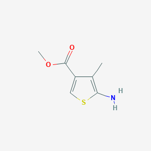 molecular formula C7H9NO2S B2531106 Methyl 5-amino-4-methylthiophene-3-carboxylate CAS No. 1432677-74-1