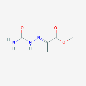 methyl (2E)-2-[(carbamoylamino)imino]propanoate