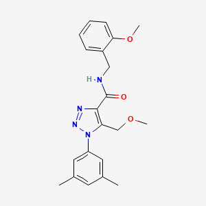 1-(3,5-dimethylphenyl)-N-(2-methoxybenzyl)-5-(methoxymethyl)-1H-1,2,3-triazole-4-carboxamide