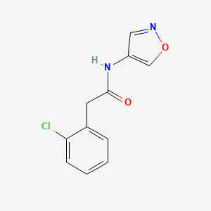 2-(2-chlorophenyl)-N-(isoxazol-4-yl)acetamide