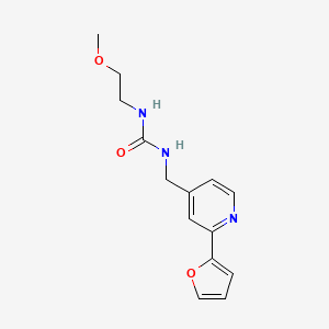 1-((2-(Furan-2-yl)pyridin-4-yl)methyl)-3-(2-methoxyethyl)urea