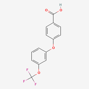 4-[3-(Trifluoromethoxy)phenoxy]benzoic acid