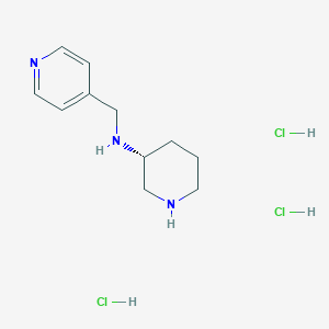 (R)-N-(Pyridin-4-ylmethyl)piperidin-3-amine trihydrochloride