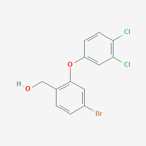 B2531275 [4-Bromo-2-(3,4-dichlorophenoxy)phenyl]methanol CAS No. 1271699-11-6