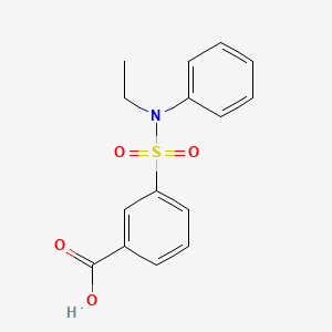 3-[Ethyl(phenyl)sulfamoyl]benzoic acid
