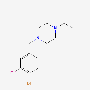 1-(4-Bromo-3-fluorobenzyl)-4-isopropylpiperazine