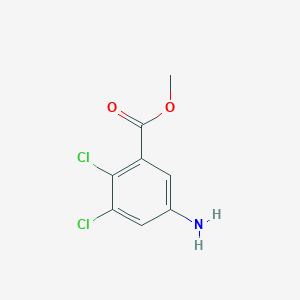 molecular formula C8H7Cl2NO2 B2531372 Methyl 5-amino-2,3-dichlorobenzoate CAS No. 1343702-03-3