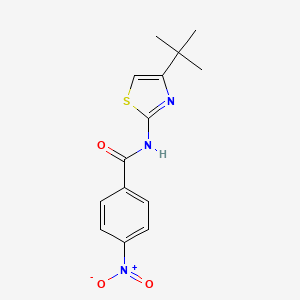 B2531401 N-(4-tert-butyl-1,3-thiazol-2-yl)-4-nitrobenzamide CAS No. 327078-79-5