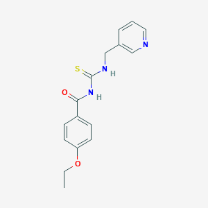 molecular formula C16H17N3O2S B253156 N-(4-ethoxybenzoyl)-N'-(3-pyridinylmethyl)thiourea 