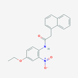 molecular formula C20H18N2O4 B2531568 N-(4-ethoxy-2-nitrophenyl)-2-(naphthalen-1-yl)acetamide CAS No. 313648-16-7