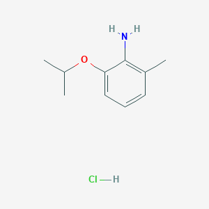 2-Methyl-6-propan-2-yloxyaniline;hydrochloride