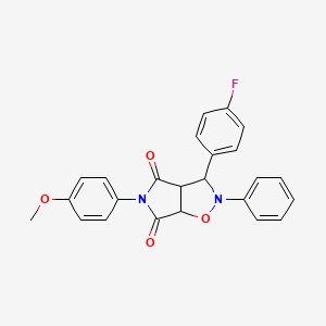 3-(4-fluorophenyl)-5-(4-methoxyphenyl)-2-phenyldihydro-2H-pyrrolo[3,4-d]isoxazole-4,6(3H,5H)-dione
