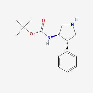 B2531597 trans-3-N-Boc-Amino-4-phenylpyrrolidine CAS No. 2382542-58-5; 351360-61-7