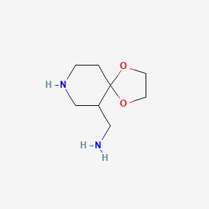 B2531602 1,4-Dioxa-8-azaspiro[4.5]decane-6-methanamine CAS No. 71766-84-2