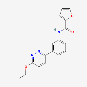 molecular formula C17H15N3O3 B2531607 N-[3-(6-ethoxypyridazin-3-yl)phenyl]furan-2-carboxamide CAS No. 899746-85-1