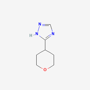 3-(oxan-4-yl)-1H-1,2,4-triazole