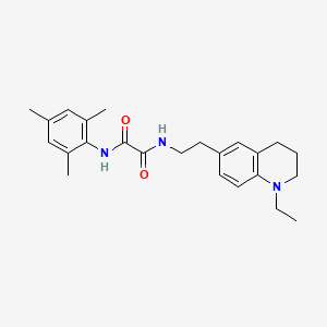 N1-(2-(1-ethyl-1,2,3,4-tetrahydroquinolin-6-yl)ethyl)-N2-mesityloxalamide