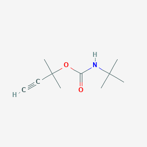 Tert-butyl-carbamic acid 1,1-dimethyl-prop-2-ynyl ester