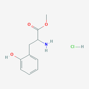 molecular formula C10H14ClNO3 B2531678 Methyl 2-amino-3-(2-hydroxyphenyl)propanoate hydrochloride CAS No. 194795-20-5