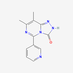 7,8-dimethyl-5-(pyridin-3-yl)[1,2,4]triazolo[4,3-c]pyrimidin-3(2H)-one