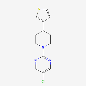 5-Chloro-2-(4-thiophen-3-ylpiperidin-1-yl)pyrimidine