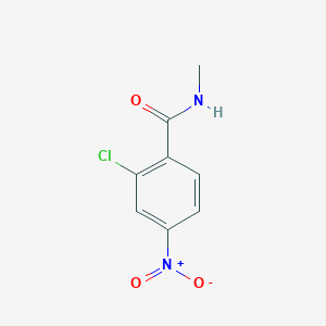 molecular formula C8H7ClN2O3 B2531708 2-chloro-N-methyl-4-nitrobenzamide CAS No. 90110-20-6