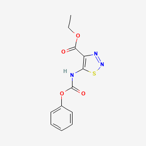 Ethyl 5-((phenoxycarbonyl)amino)-1,2,3-thiadiazole-4-carboxylate