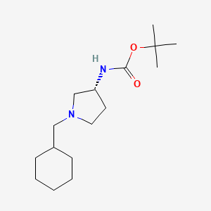 (R)-tert-Butyl 1-(cyclohexylmethyl)pyrrolidin-3-ylcarbamate
