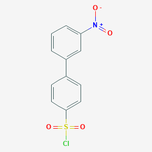 molecular formula C12H8ClNO4S B025318 3'-Nitrobiphenyl-4-sulfonyl chloride CAS No. 101366-50-1