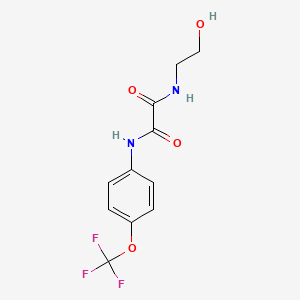 N1-(2-hydroxyethyl)-N2-(4-(trifluoromethoxy)phenyl)oxalamide
