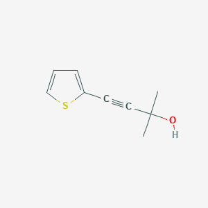 molecular formula C9H10OS B2531856 2-Methyl-4-(thiophen-2-yl)but-3-yn-2-ol CAS No. 133844-84-5