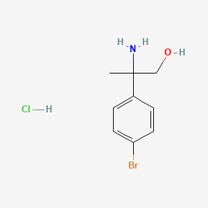 2-Amino-2-(4-bromophenyl)propan-1-ol hydrochloride