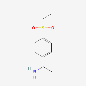 1-(4-Ethylsulfonylphenyl)ethanamine