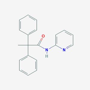 molecular formula C20H18N2O B253189 2,2-Diphenyl-N-(2-pyridinyl)propanamide 