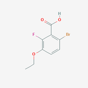 molecular formula C9H8BrFO3 B2531890 6-Bromo-3-ethoxy-2-fluorobenzoic acid CAS No. 743467-22-3