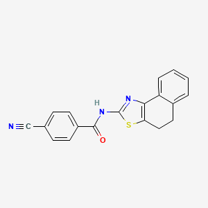 4-cyano-N-(4,5-dihydronaphtho[1,2-d]thiazol-2-yl)benzamide
