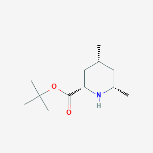 Tert-butyl (2S,4R,6S)-4,6-dimethylpiperidine-2-carboxylate