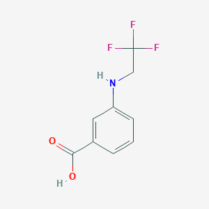 3-(2,2,2-Trifluoroethylamino)benzoic acid