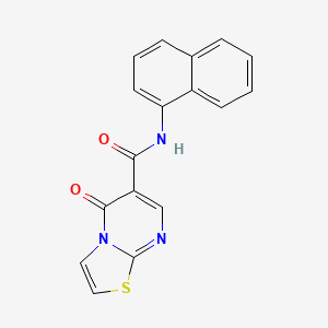 N-(naphthalen-1-yl)-5-oxo-5H-thiazolo[3,2-a]pyrimidine-6-carboxamide