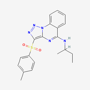 N-(butan-2-yl)-3-[(4-methylphenyl)sulfonyl][1,2,3]triazolo[1,5-a]quinazolin-5-amine