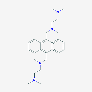 9,10-Bis[N-[2-(dimethylamino)ethyl]methylaminomethyl]anthracene