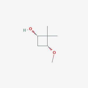 B2532007 (1S,3R)-3-Methoxy-2,2-dimethylcyclobutan-1-ol CAS No. 1909288-29-4