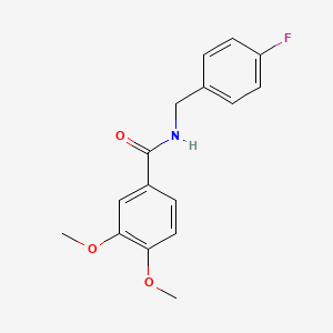 molecular formula C16H16FNO3 B2532015 N-(4-fluorobenzyl)-3,4-dimethoxybenzamide CAS No. 571165-20-3