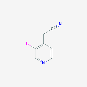molecular formula C7H5IN2 B2532117 2-(3-Iodopyridin-4-yl)acetonitrile CAS No. 1000550-30-0