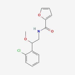 molecular formula C14H14ClNO3 B2532122 N-[2-(2-chlorophenyl)-2-methoxyethyl]furan-2-carboxamide CAS No. 1798659-59-2