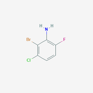 B2532173 2-Bromo-3-chloro-6-fluoroaniline CAS No. 1694842-86-8