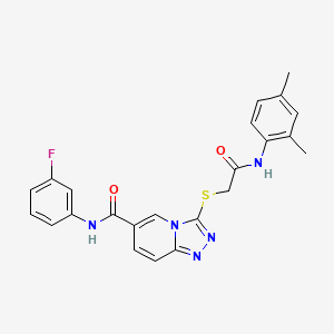 5-(3-methylphenyl)-N-[5-(phenylsulfonyl)-4,5,6,7-tetrahydro[1,3]thiazolo[5,4-c]pyridin-2-yl]-1,3-oxazole-4-carboxamide